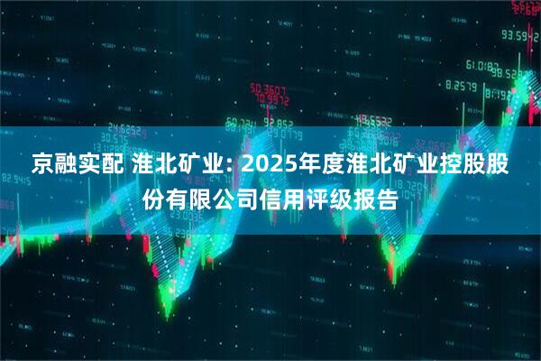 京融实配 淮北矿业: 2025年度淮北矿业控股股份有限公司信用评级报告